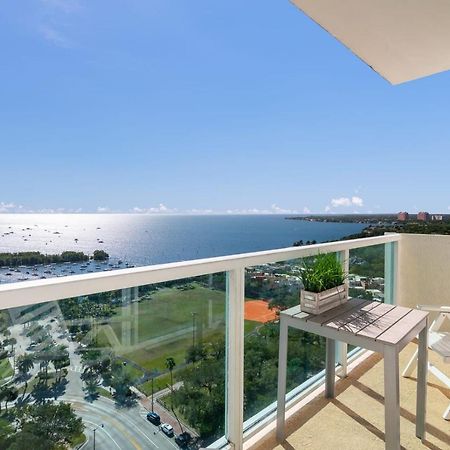 Ocean View Balcony Steps From Restaurants, Peacock Park & Marina Villa Miami Bagian luar foto