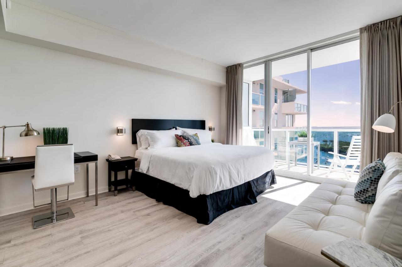Ocean View Balcony Steps From Restaurants, Peacock Park & Marina Villa Miami Bagian luar foto